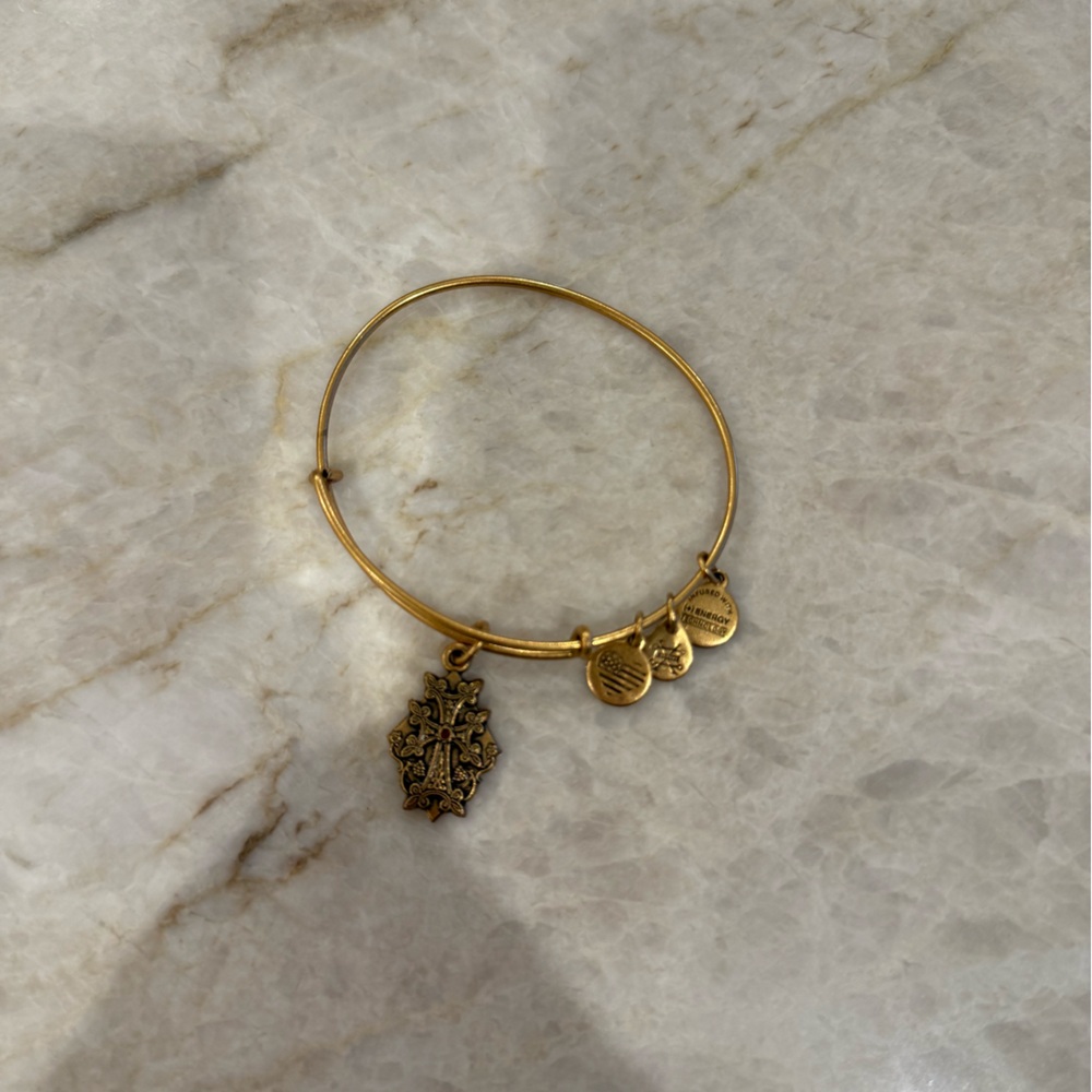 Alex and Ani Gold Charm Bracelet